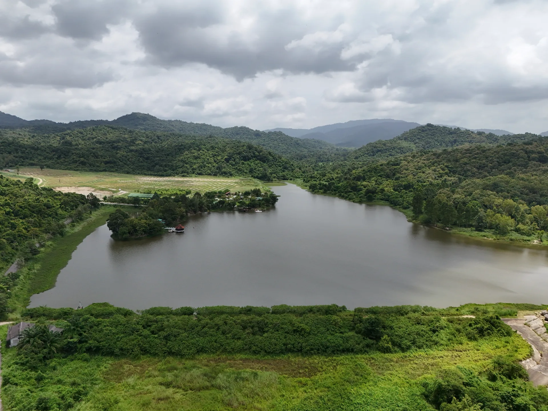 Vue de plantations et ressources naturelles tangibles